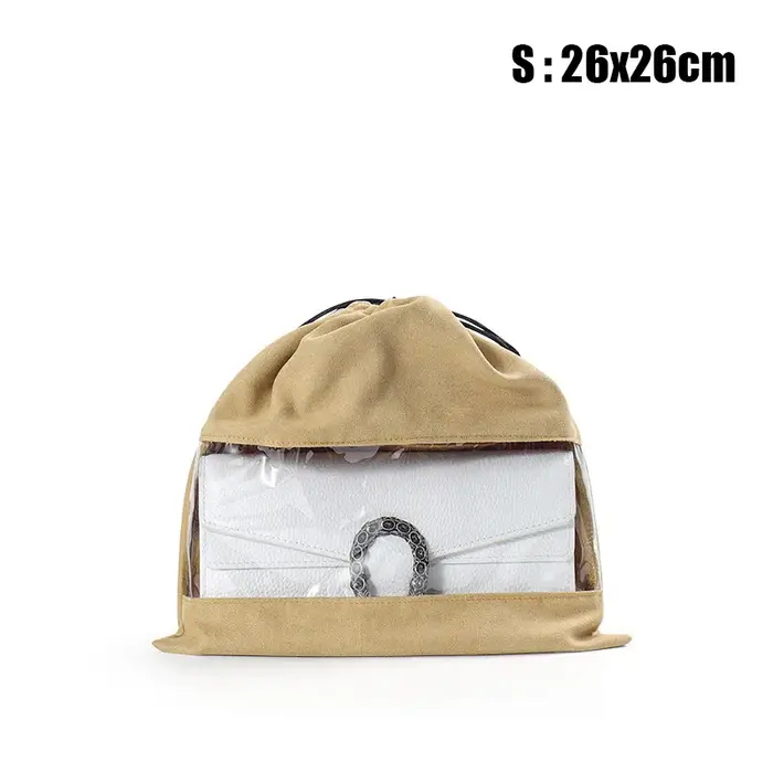 Sac en velours, sac anti-poussière, Transparent, respirant, résistant à l'humidité, sac de rangement