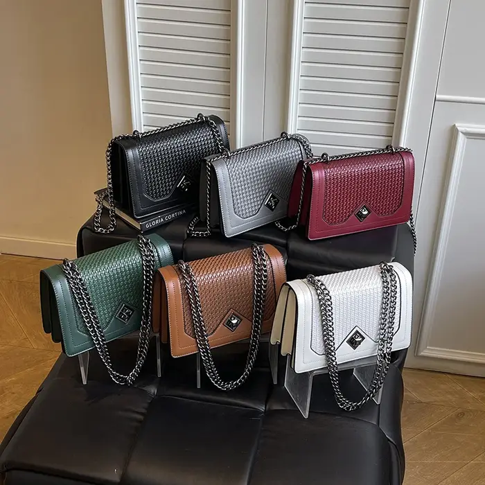 Marque chaîne épaule aisselle sac à main concepteur copie sac de luxe de haute qualité en cuir PU dames sac