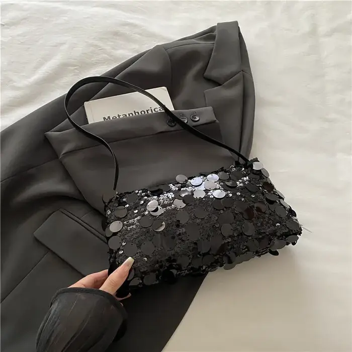 Sacs à bandoulière de soirée à paillettes pour femmes