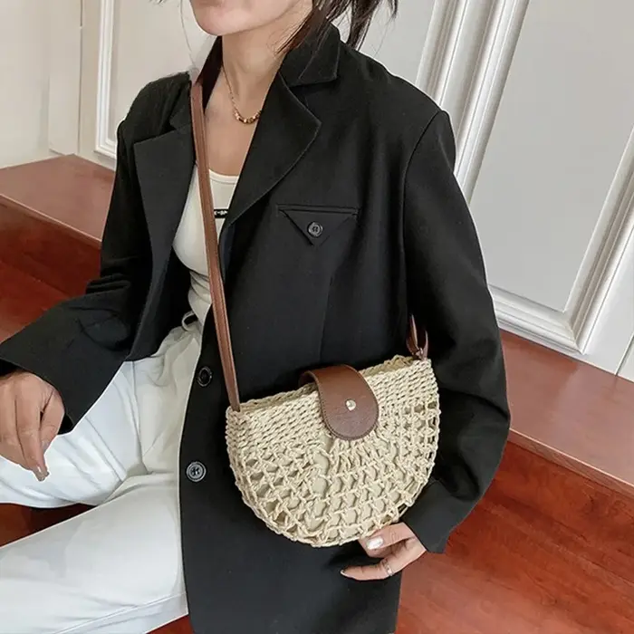 Sac de paille d'été pour femmes