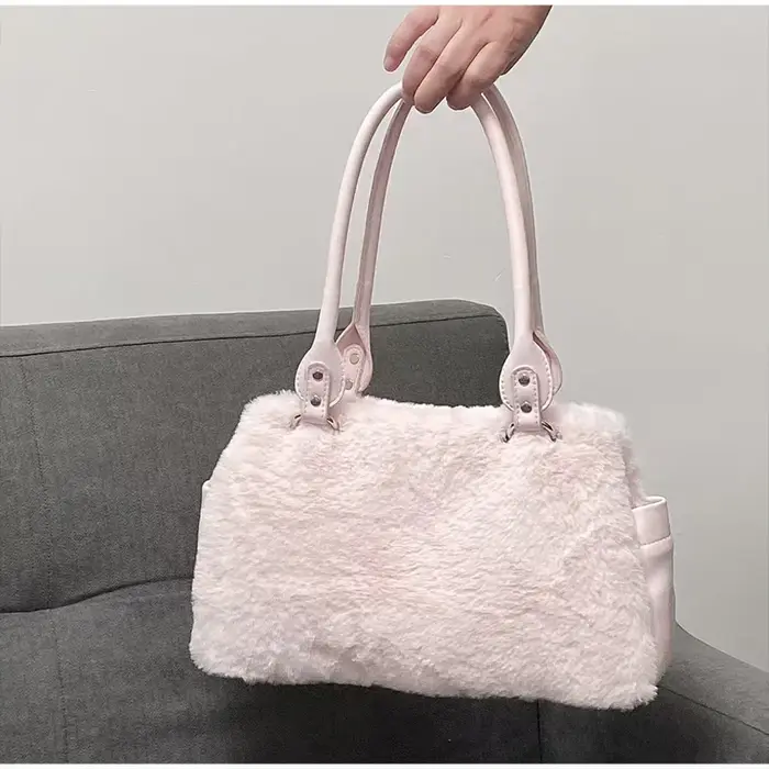 Sac à main à nœud rose mignon pour femmes