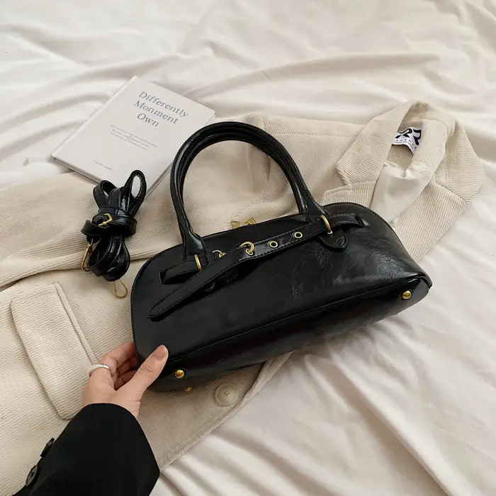 Sacs à main en cuir de luxe pour femmes, sacs à bandoulière initiés, sac Boston classique, sacs à ma