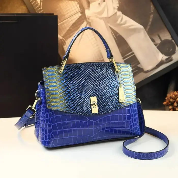 Nouveau Sac à Main 2026 Motif Crocodile pour Femme – Sac Bandoulière Polyvalent et Tendance avec Texture Raffinée – Sac de Maman