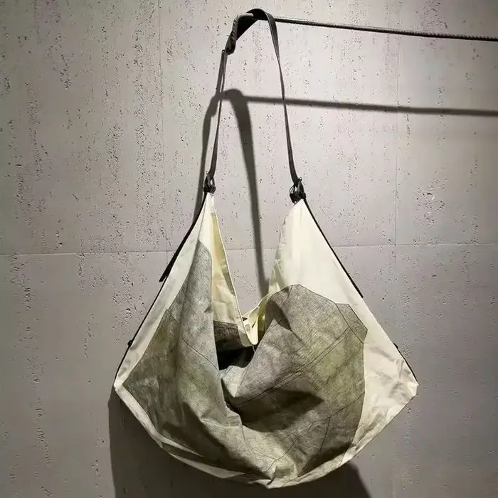 Sac fourre-tout décontracté en toile imprimée vent froid