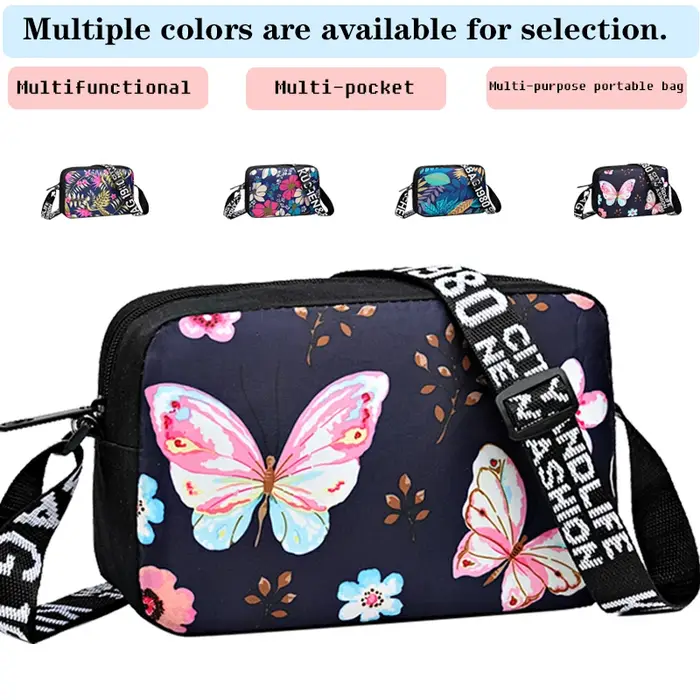 Sac à bandoulière Chic et élégant à motif Floral
