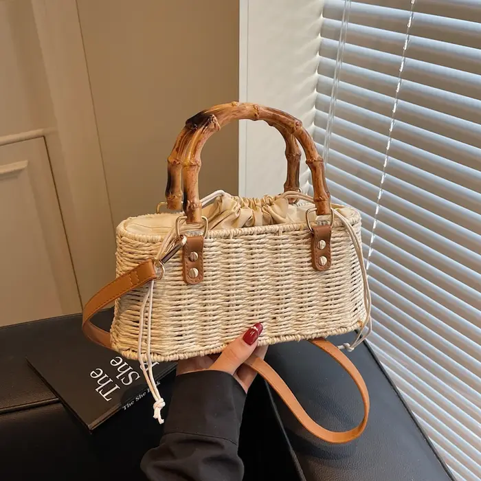 Tissu couleur unie sacs à bandoulière chaîne exquise haute beauté dames