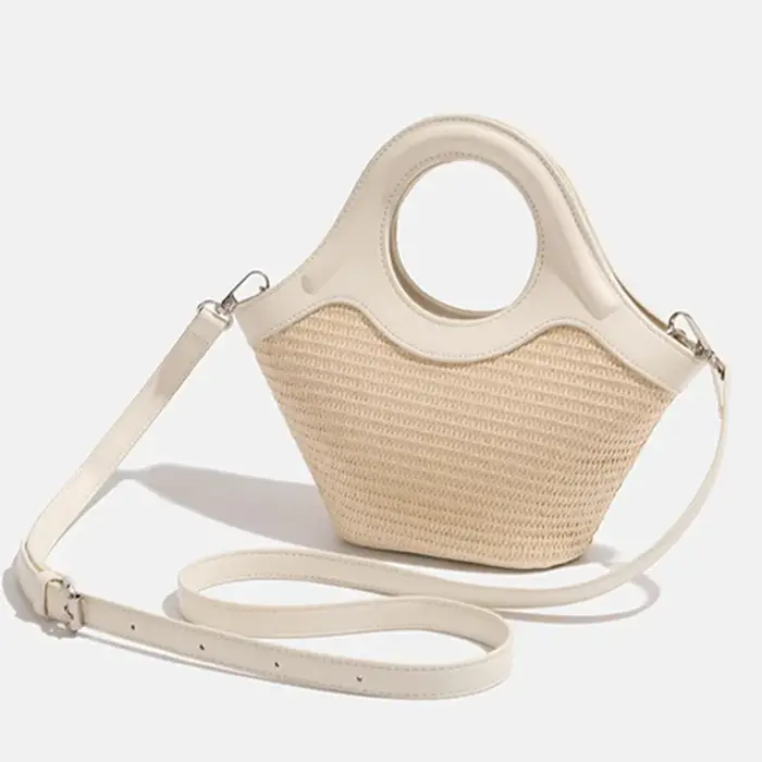 2025 femmes nouveau Design polyvalent paille tissé sacs à main dame