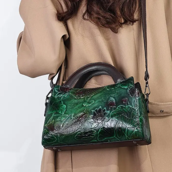 Sac à main rétro ethnique chinois pour femmes