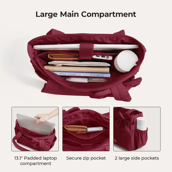 BAGSMART Sac fourre-tout pour femme, sac à main décontracté à bandoulière, sacs hobo imperméables, c