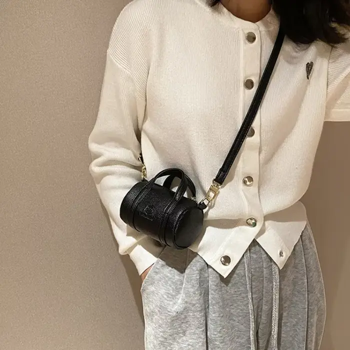 Mini sacs en cuir PU souple pour femmes