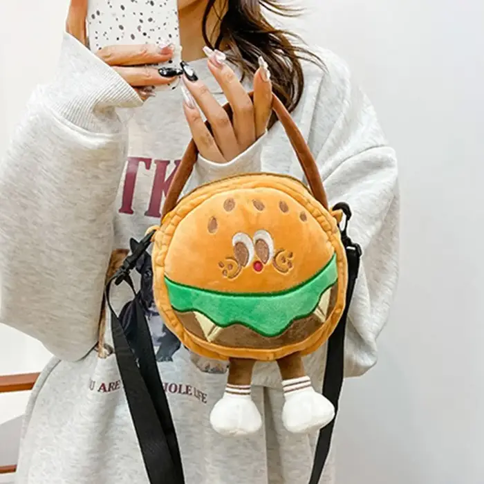 Sac à main tendance en forme de frites
