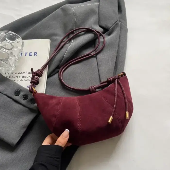 Sac à main en velours pour femmes