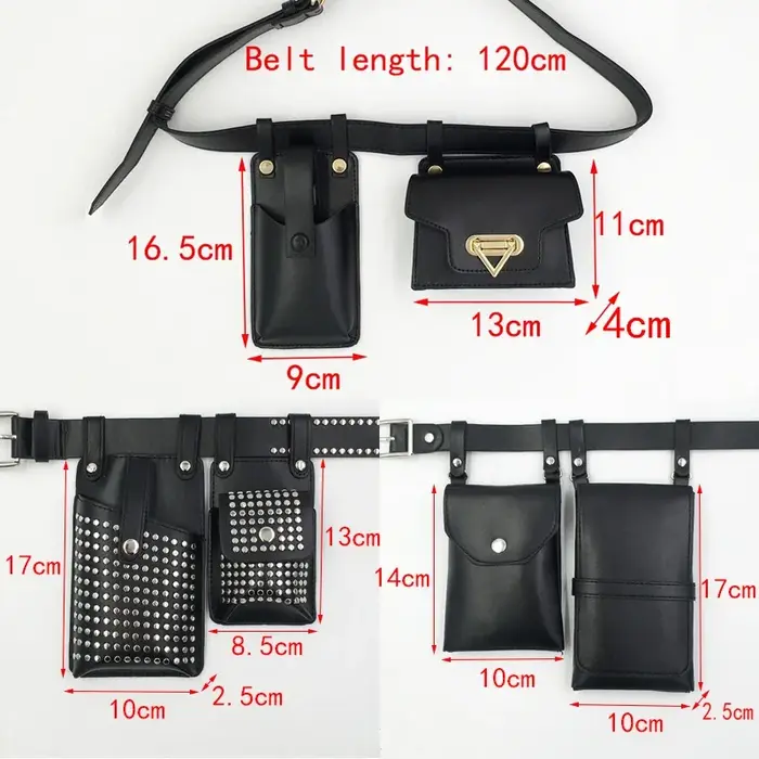 Sac de ceinture 2 pièces pour femmes