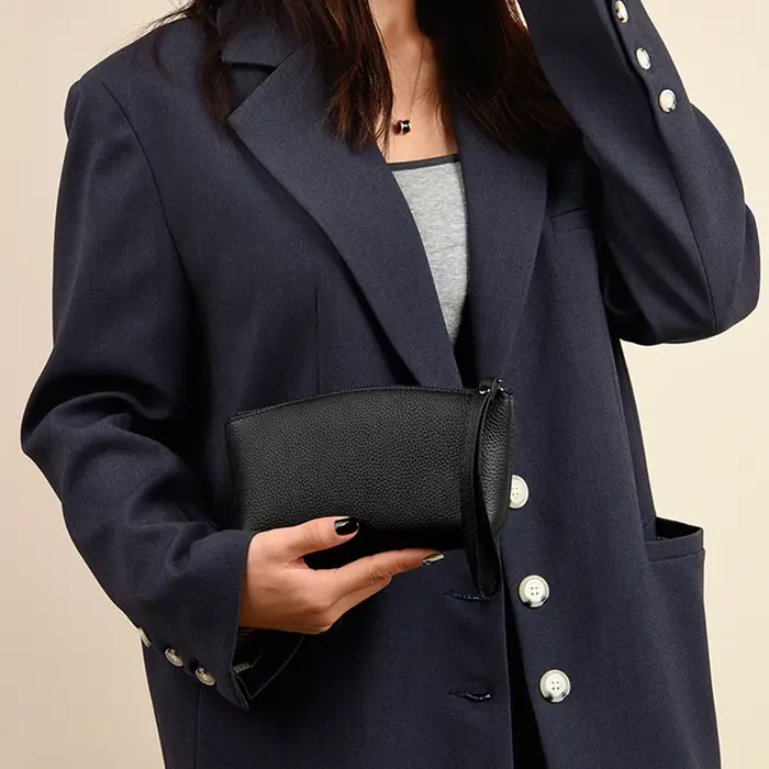 Sac à main en cuir véritable pour femme