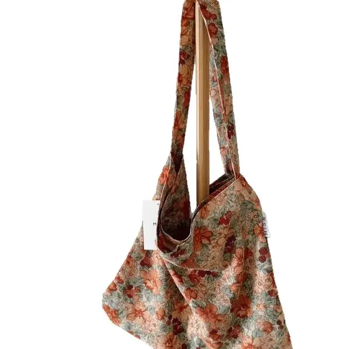 Sac en toile de grande capacité de style paresse