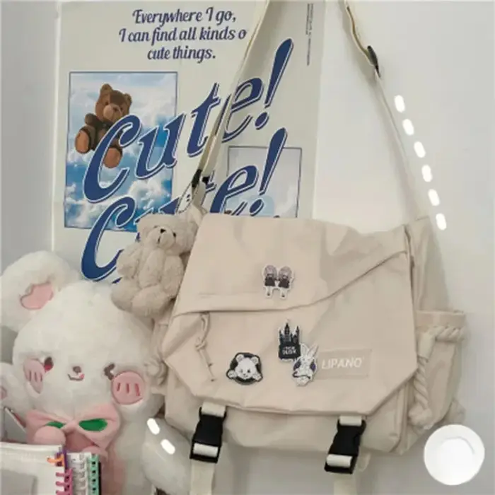 Sac postier Vintage polyvalent beau Style de travail sac à bandoulière artistique pour hommes et femmes sac