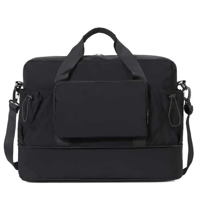 Sac de voyage fitness pour femmes, grande capacité, séparation sec/humide, sac à main léger pour les