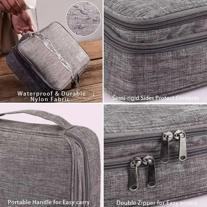 Sac de rangement roulant à fermeture éclair – Durable