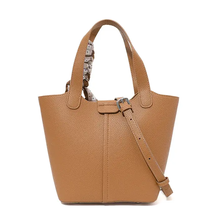 Aidrani nouveau sac seau de couleur unie en peau de vache souple sac à main de luxe pour femmes