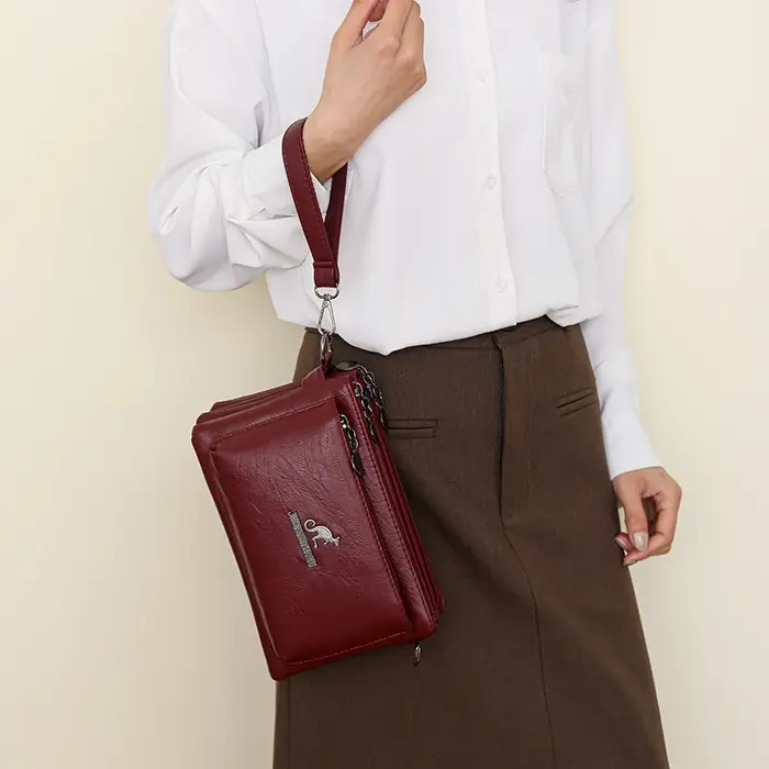 Sac à bandoulière multicouche pour femme