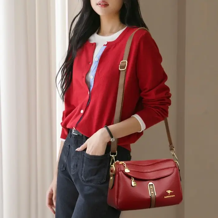 Véritable marque Top qualité en cuir de luxe Sac à main femmes sacs concepteur épaule