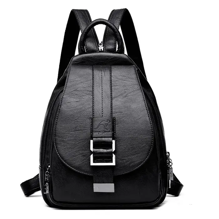 Sac à Dos de Styliste en Cuir pour Femme et Adolescente, Cartable d'École Rétro, de Voyage