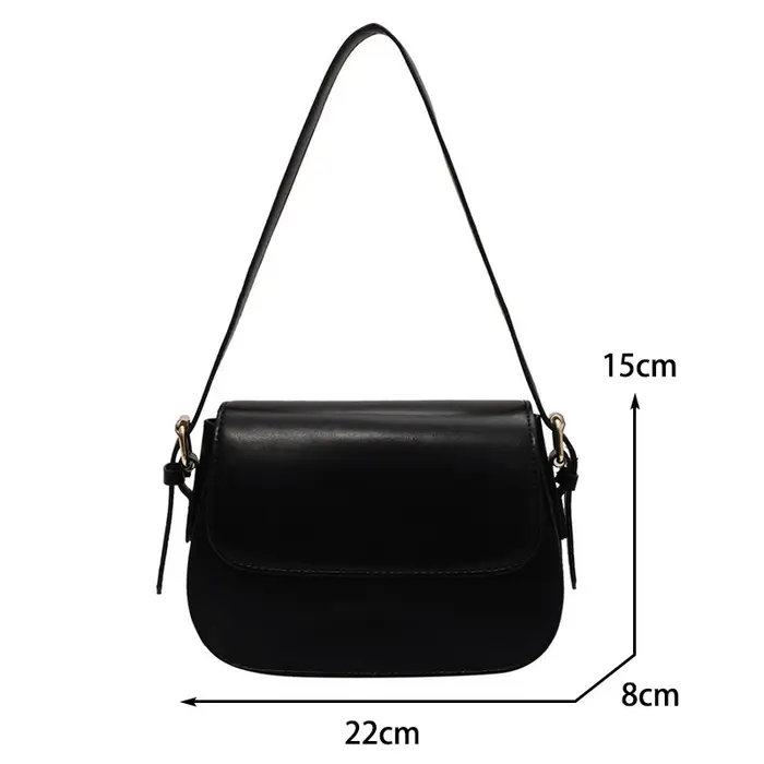 Petit sac de selle rétro à Texture avancée pour femmes