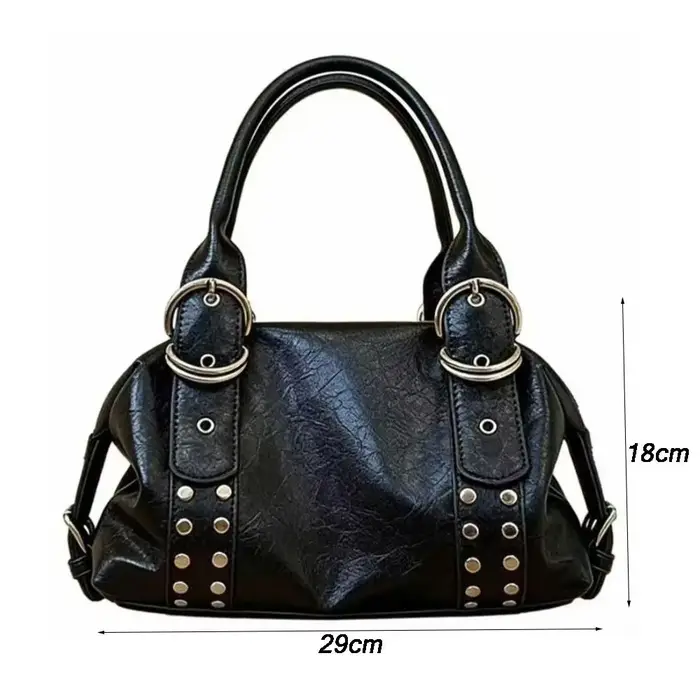 Sac à bandoulière en cuir PU pour femmes