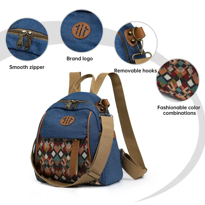 Sacs pour femmes 2026 Nouveau sac bandoulière en toile pour femme