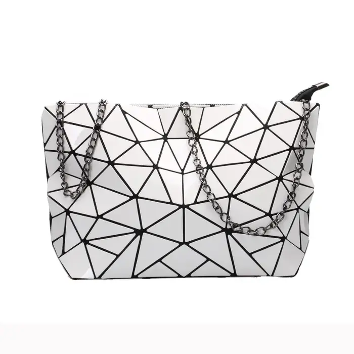 Sac à bandoulière chaîne pour femme, sac à main tendance, sacs messager géométriques, sacs bandouliè