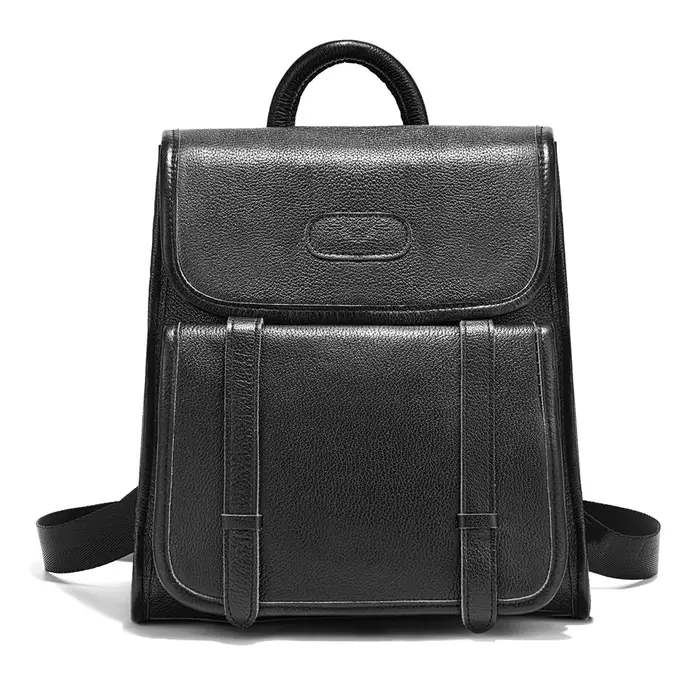 Sac à dos en cuir véritable Zency pour femme