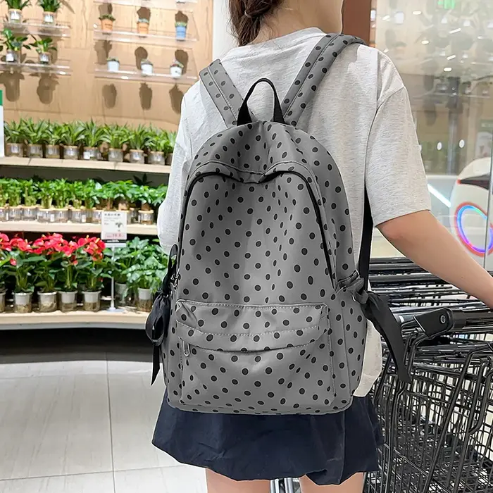 Sacs à dos à pois pour femmes
