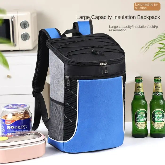 2025 nouveau sac à dos grande capacité isolation thermique sac de glace en plein air pique-nique épaule sac à dos grandes boissons de bière sacs isothermes