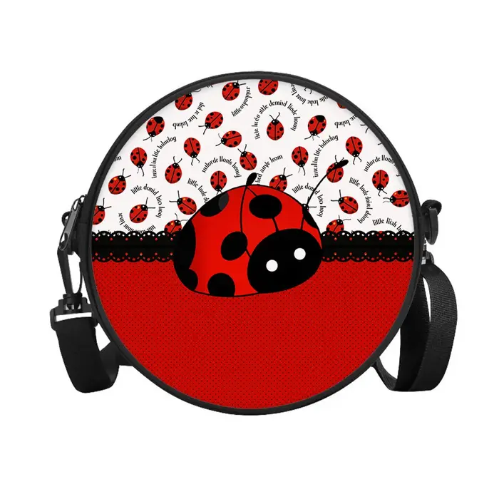 Sac à bandoulière rond Ladybug