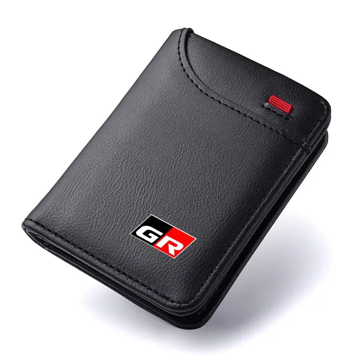 Sac de documents de conduite en cuir PU, porte-cartes d'identité, porte-passeport, pochette pour car