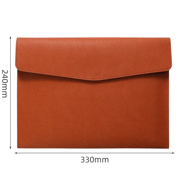Sac de rangement pour documents A4, grande capacité, boucle magnétique, simple, étanche, pour le bureau, le travail
