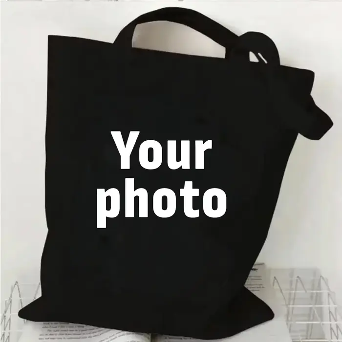 Sacs en toile personnalisés, sacs de shopping, grands sacs à main de créateurs pour femmes, sacs fou