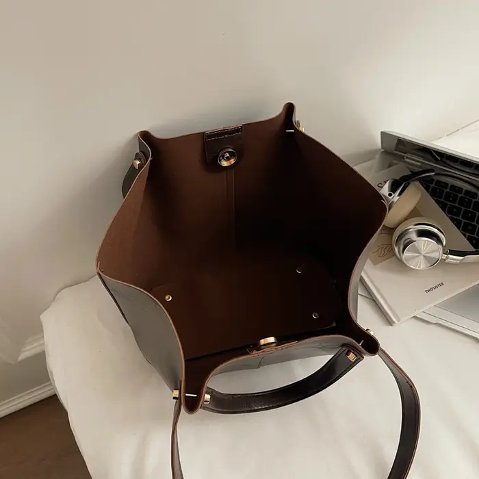 Sac fourre-tout en cuir souple pour femmes
