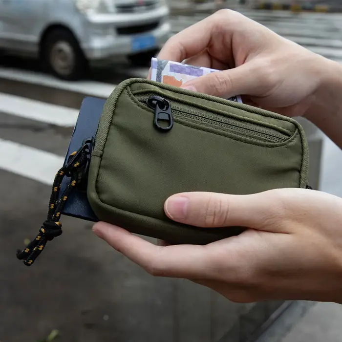 Mini portefeuille porte-monnaie – Porte-cartes de grande capacité