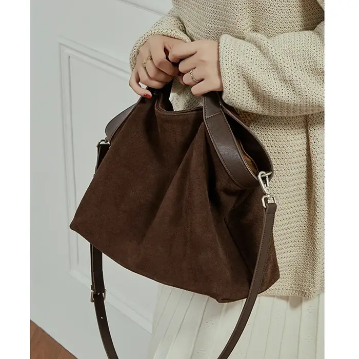 Sacs Hobo en Cuir Souple Véritable BURMINSA pour Femmes