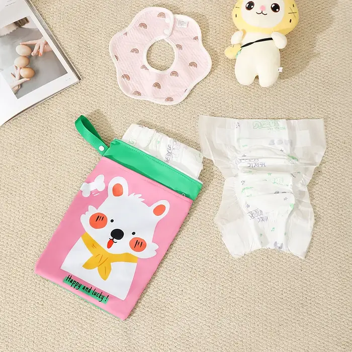 Sac à couches pour bébé motif animal de dessin animé