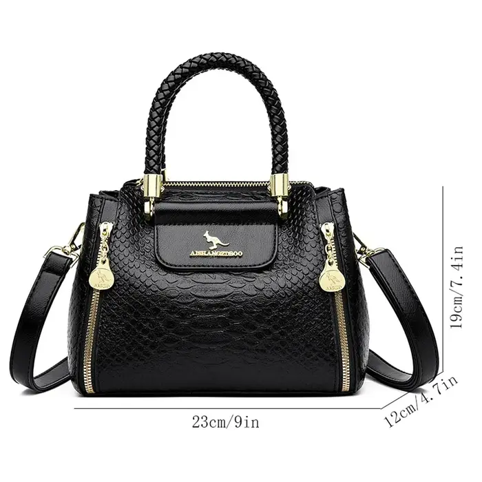 Sacs à bandoulière en cuir souple pour femmes, sacs à main de créateurs pour dames, sacs de messager