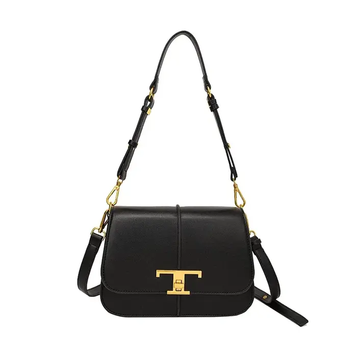 Sacs à couches classiques et minimalistes pour femmes, sac bandoulière en cuir simple et élégant, sa