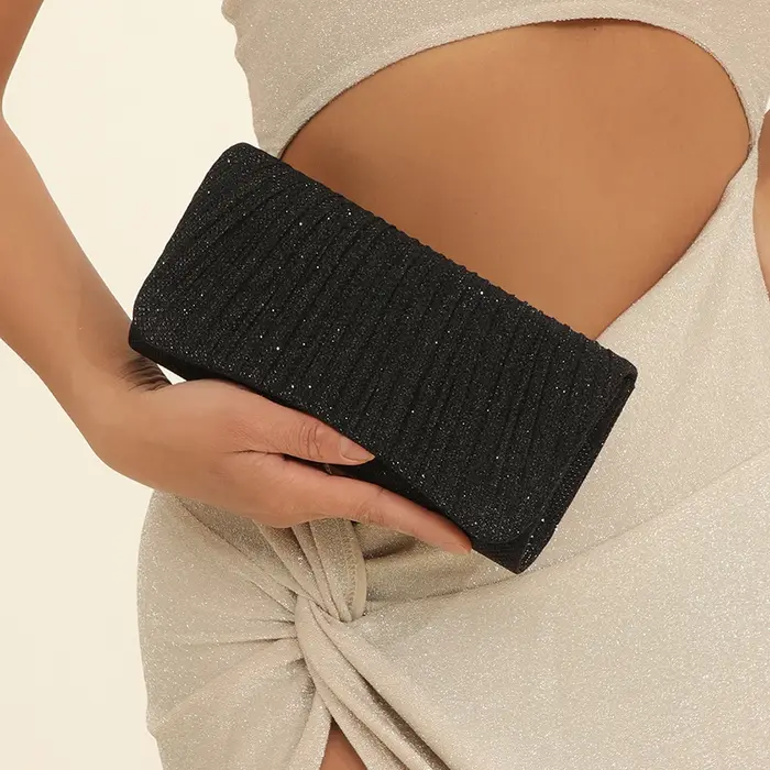 Sac à main d'embrayage de mariage brillant pour femmes et filles