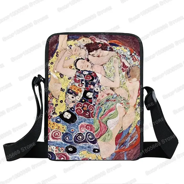 Peinture à l'huile larme/bande femmes sac à main Gustav Klimt dames Canves sac à bandoulière fille sac