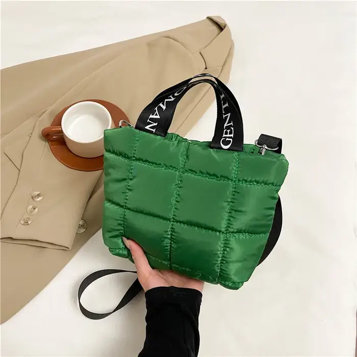 Sacs pour femme mode fourre-tout sacs à main coton rembourré sac à provisions mode Portable sac à ma