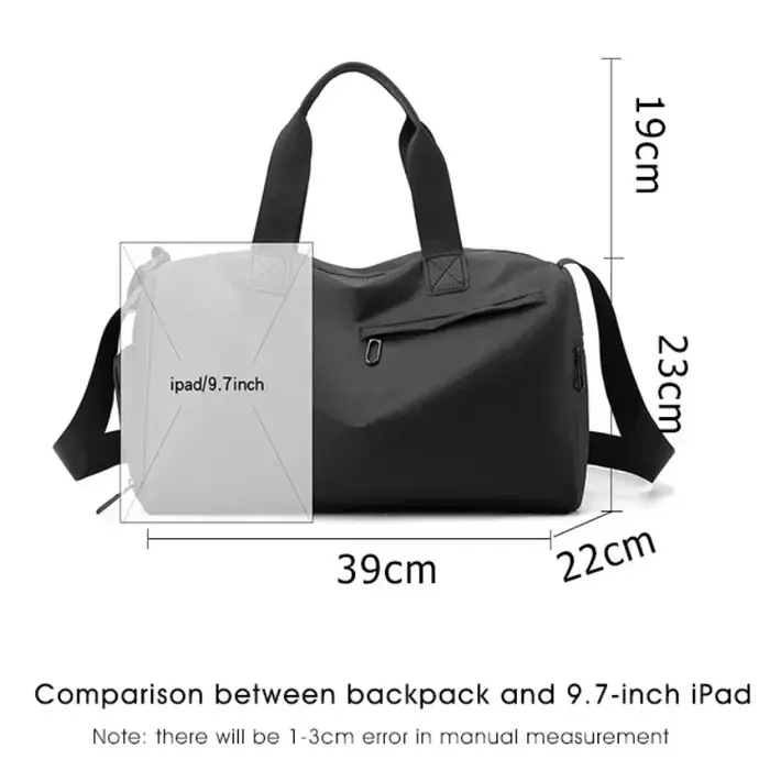 Sacs de voyage de mode pour femmes Sac de sport pour hommes de grande capacité Sac de week-end étanche Sac