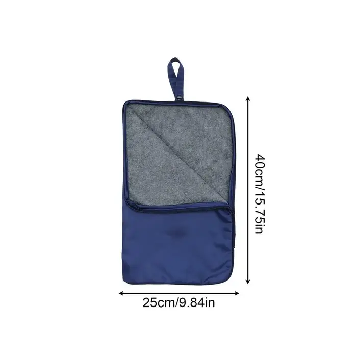 Sac de plage compact avec fermeture éclair