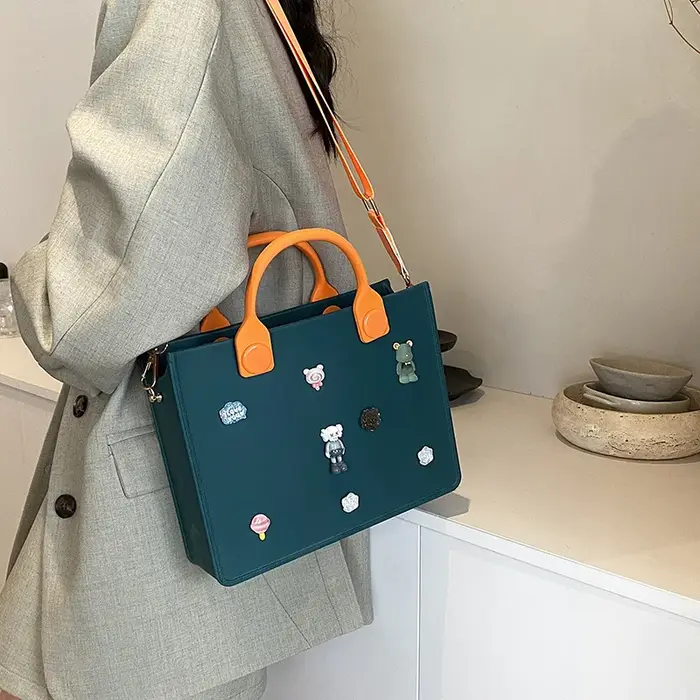 Grand sac fourre-tout en cuir Oligleather pour femme