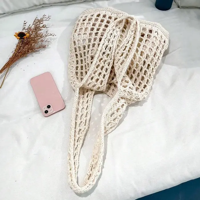 Sac fourre-tout en crochet pour femme